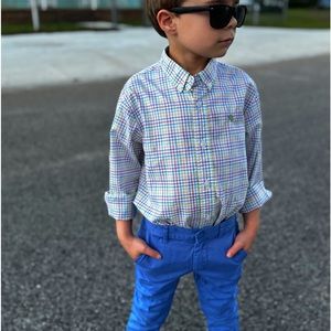 J.Bailey Boys button up Easter shirt